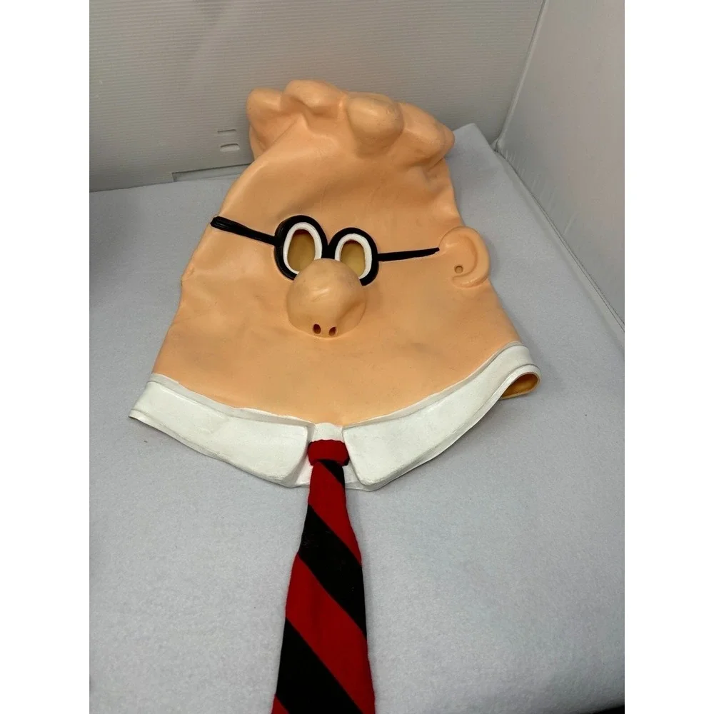 Vintage 1990s Official Dilbert Over Head Latex Mask Halloween Costume UFS‎ Rare